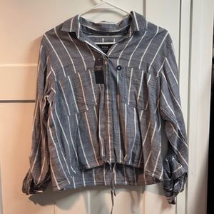 Abercrombie Stripped Button Up